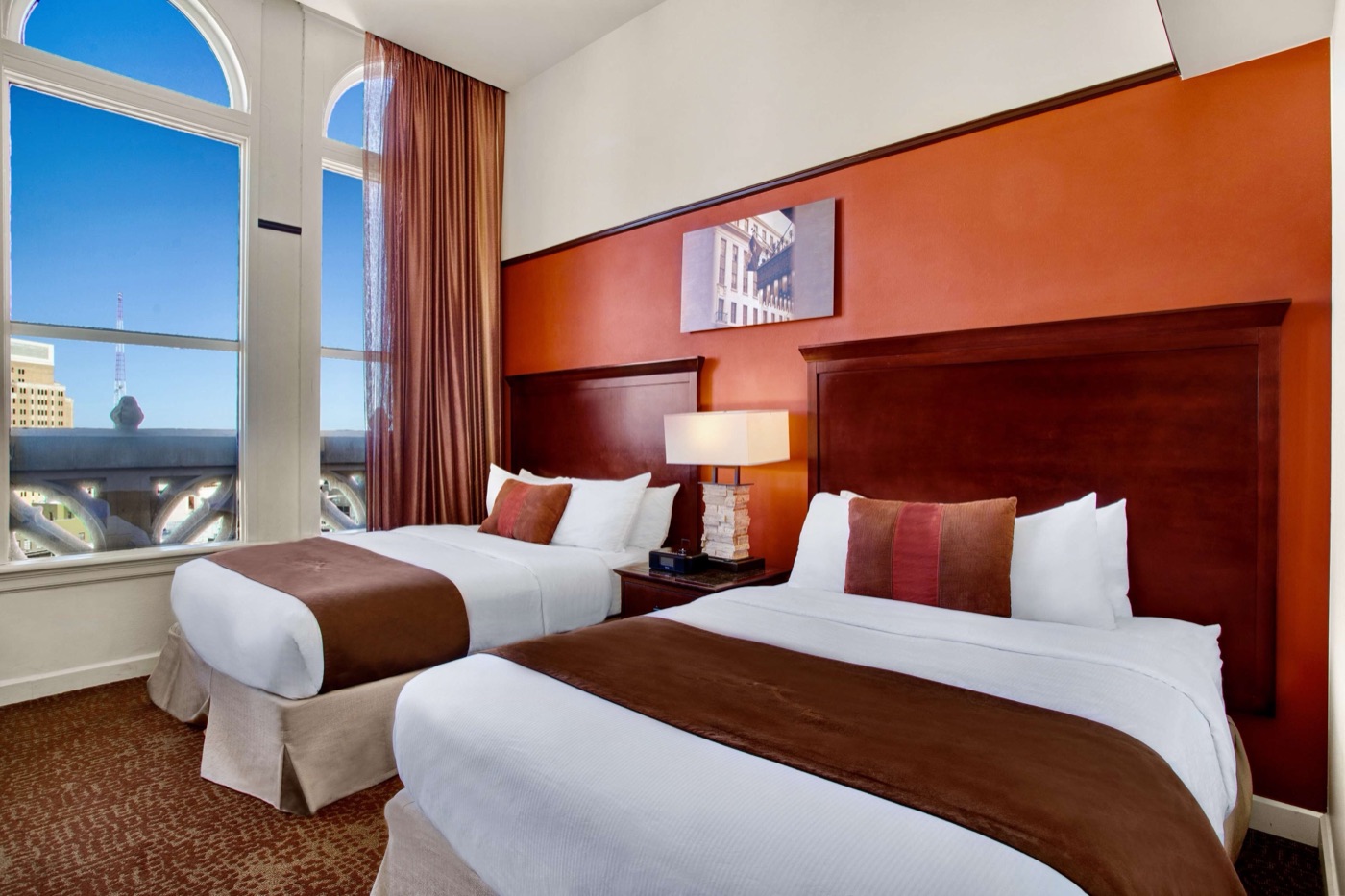 Guest room with two queen beds