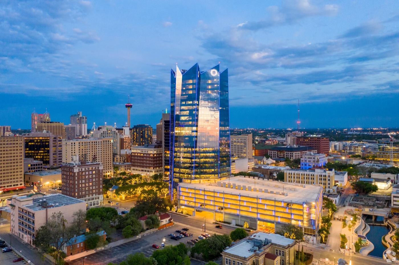 Frost Tower in downtown San Antonio