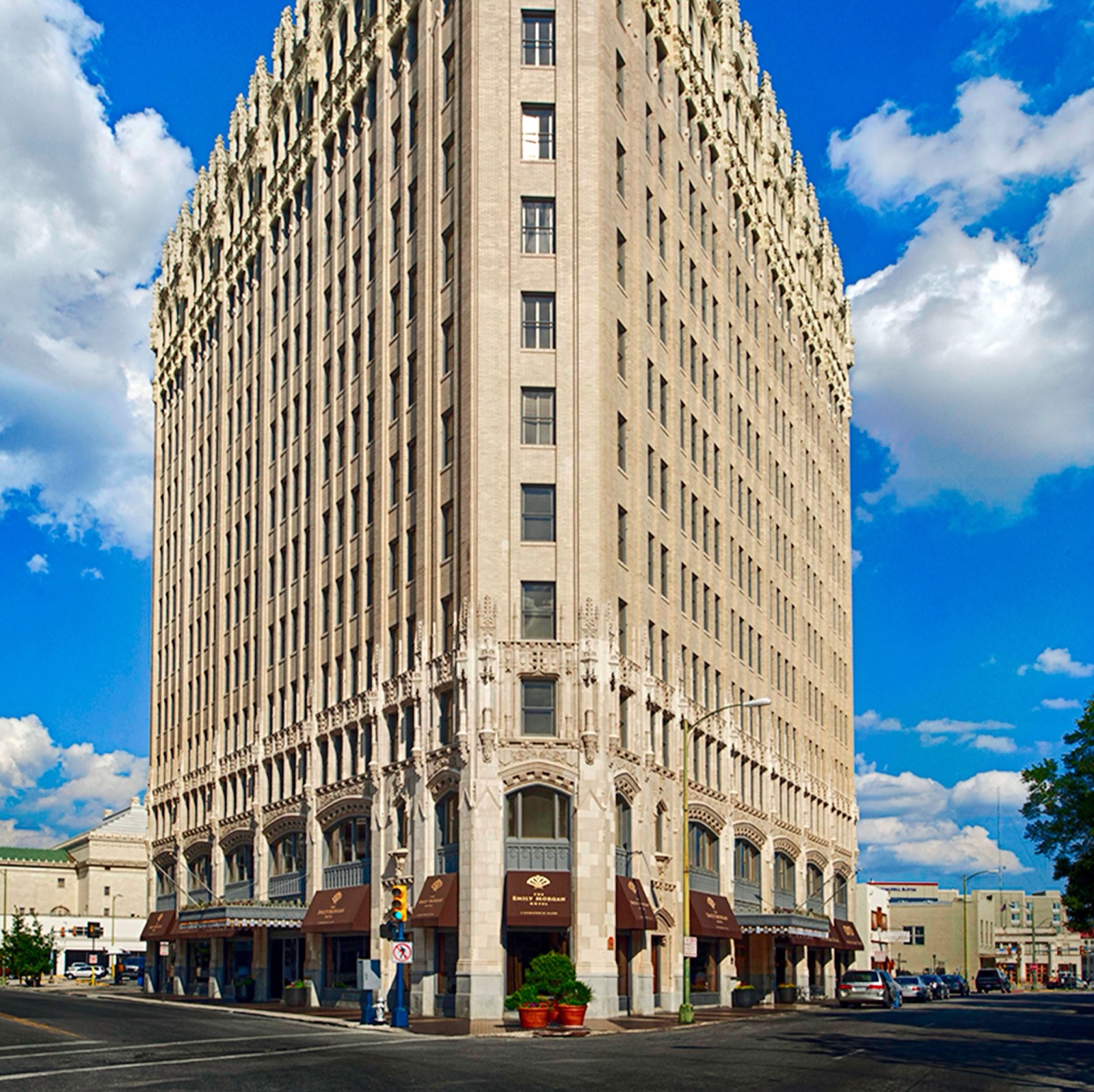 The Emily Morgan Gothic Revival tower